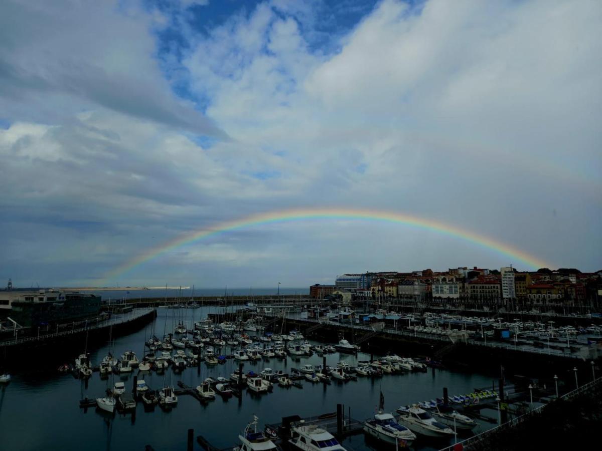 Ferienwohnung Otra Mirada Al Mar Gijón Exterior foto